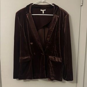 Maurices Rich Brown Velvet Jacket